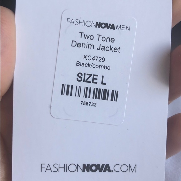 Two-tone denim jacket - Fashion nova - Picture 2 of 2
